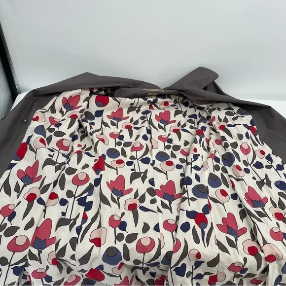 Aritzia Wilfred Trench Coat Women’s L Lined Button Up Belted Front Pockets - Picture 6 of 14